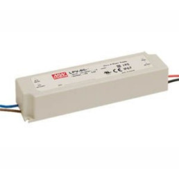 Impulsinis maitinimo šaltinis LED 12V 5A, IP67, MEAN WELL