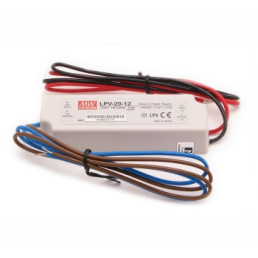 Impulsinis maitinimo šaltinis LED 12V 1.67A, IP67, MEAN WELL
