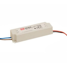 Impulsinis maitinimo šaltinis LED 24V 1.5A, IP67, MEAN WELL