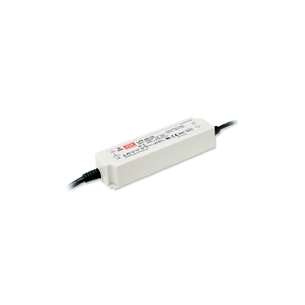 Impulsinis maitinimo šaltinis LED 24V 1.67A, PFC, IP67, MEAN WELL