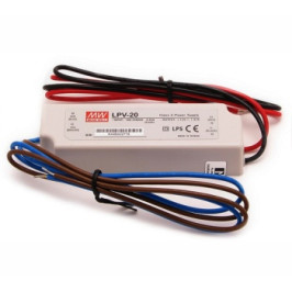 Impulsinis maitinimo šaltinis LED 5V 3A, IP67, MEAN WELL