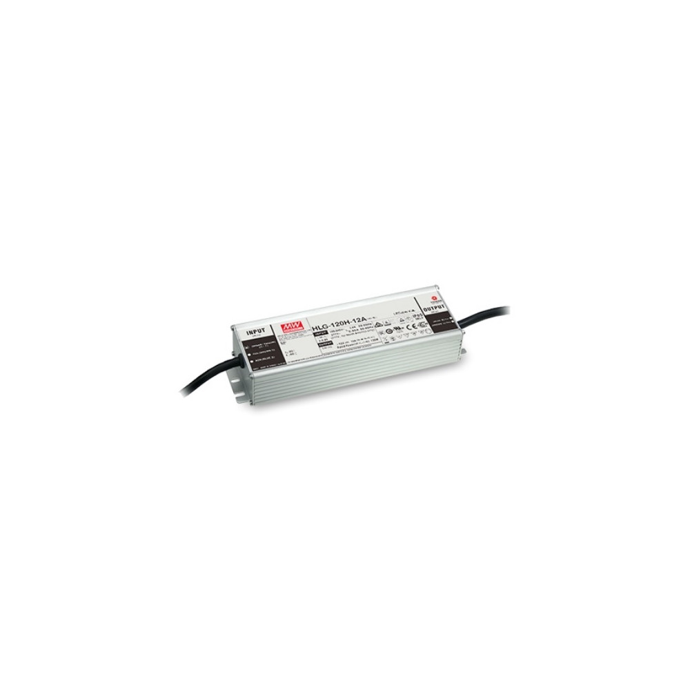 Impulsinis maitinimo šaltinis LED 24V 5A, reguliuojamas, PFC, IP65, MEAN WELL
