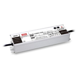 Impulsinis maitinimo šaltinis LED 12V 12.5A, valdomas, PFC, IP67, MEAN WELL
