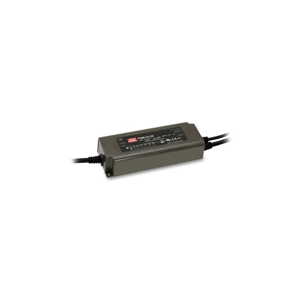 Impulsinis maitinimo šaltinis LED 12V 7.5A, valdomas, PFC, IP67, MEAN WELL