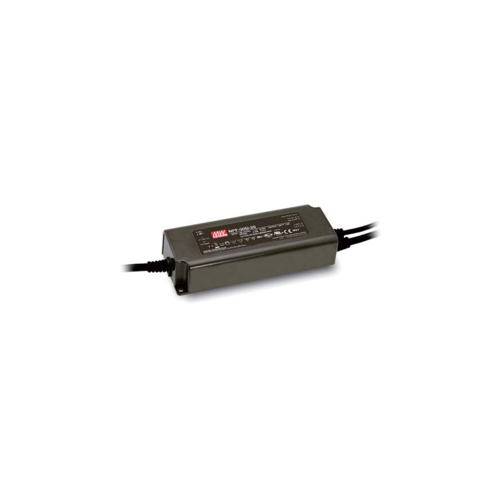 Impulsinis maitinimo šaltinis LED 24V 3.75A, valdomas, PFC, IP67, MEAN WELL