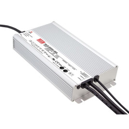 Impulsinis maitinimo šaltinis LED 24V 25A, valdomas, PFC, IP67,MEAN WELL