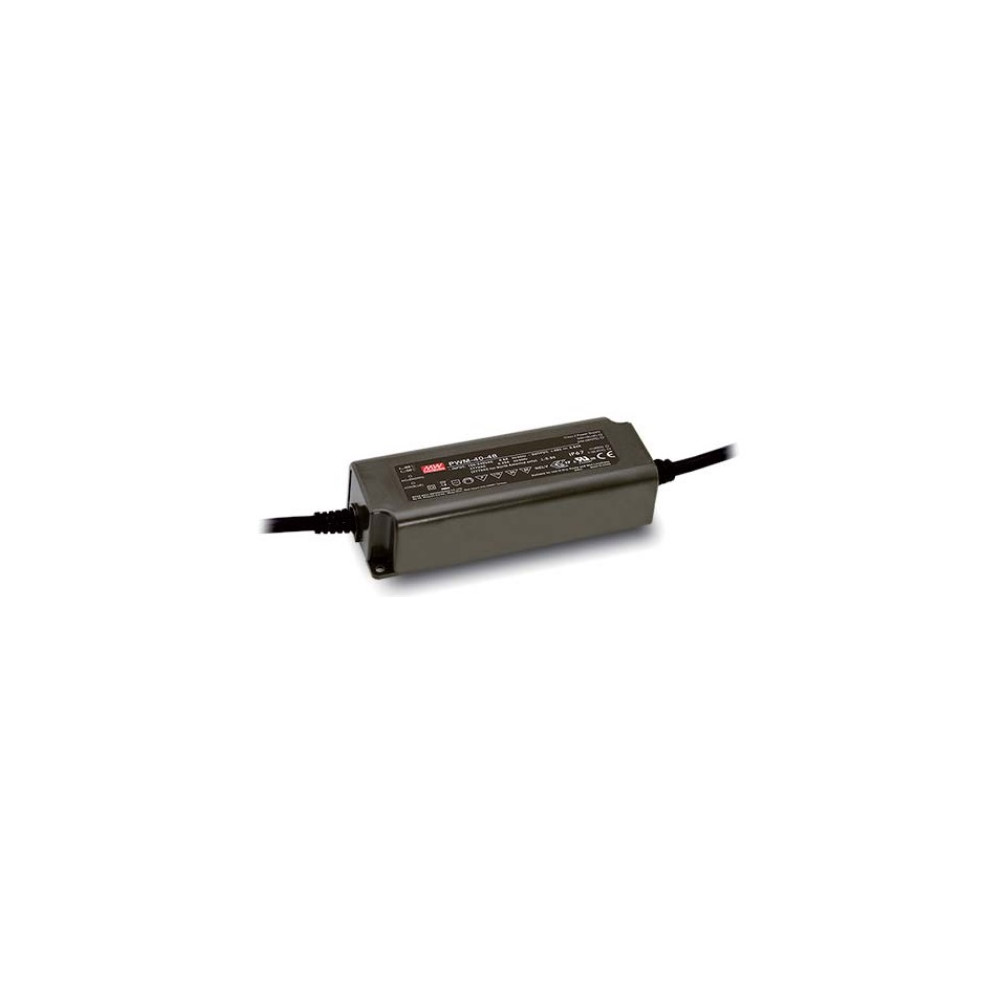 Impulsinis maitinimo šaltinis LED 12V 3.34A, valdomas, PFC, IP67, MEAN WELL