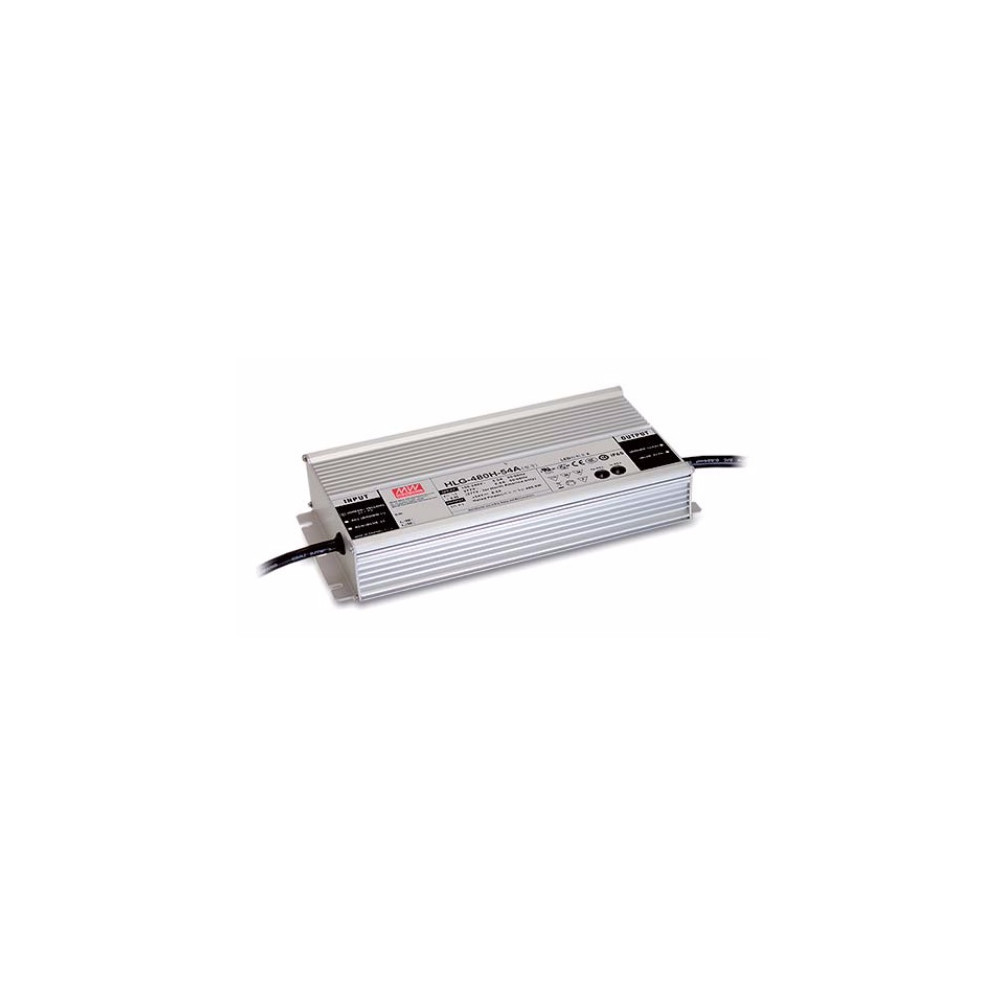 Impulsinis maitinimo šaltinis LED 24V 20A, valdomas, PFC, IP67,MEAN WELL