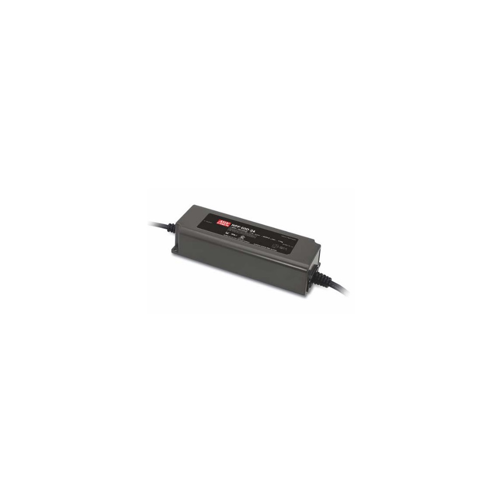Impulsinis maitinimo šaltinis LED 12V 5A, PFC, IP67, MEAN WELL