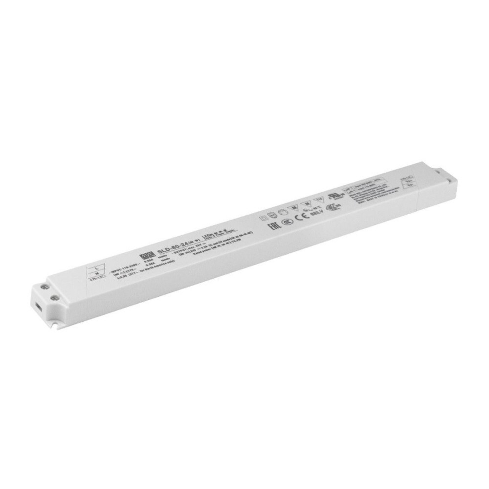 Impulsinis maitinimo šaltinis LED 12V 6.6A, 16.8x30x320mm, MEAN WELL