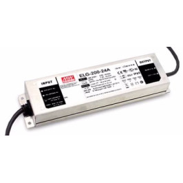 Impulsinis maitinimo šaltinis LED 12V 16A, PFC, IP67, MEAN WELL