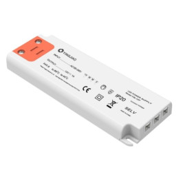 12W impulsinis LED maitinimo šaltinis 12V 1A, 3 išėjimai L813, IP20, 12.5x46x128mm
