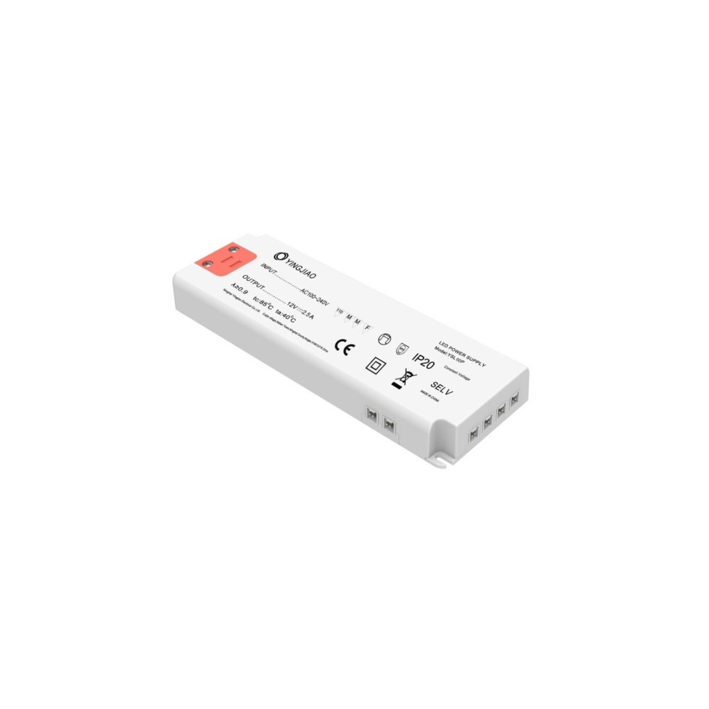 50W impulsinis LED maitinimo šaltinis 12V 4.16A, 6 išėjimai L813, IP20, 21x63x184mm