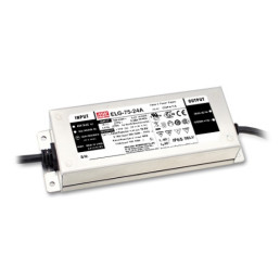 Impulsinis maitinimo šaltinis LED 48V 1.6A, PFC, IP67, MEAN WELL