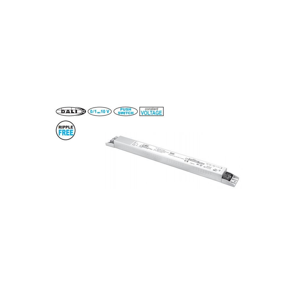70W maitinimo šaltinis LED 24V 2.9A, PUSH-DIM, DALI2, TCI