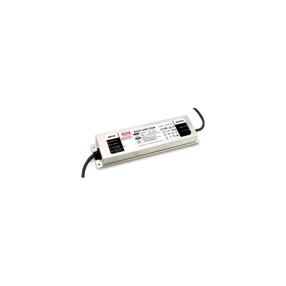 Impulsinis maitinimo šaltinis LED 48V 5A, valdomas DALI, PFC, IP67, MEAN WELL