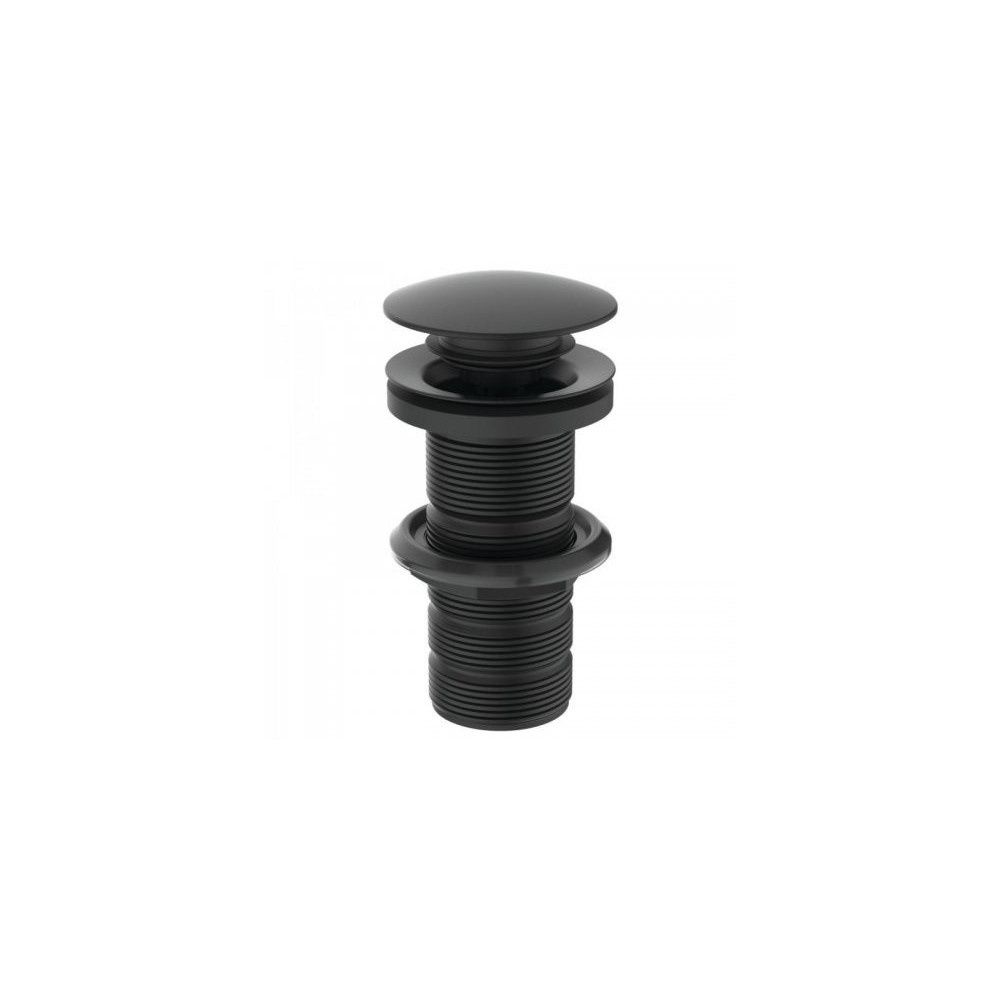 Ideal Standard Click - Clack nuotekų vožtuvas 1 1/4” (32 mm) be persipylimo matinė juoda