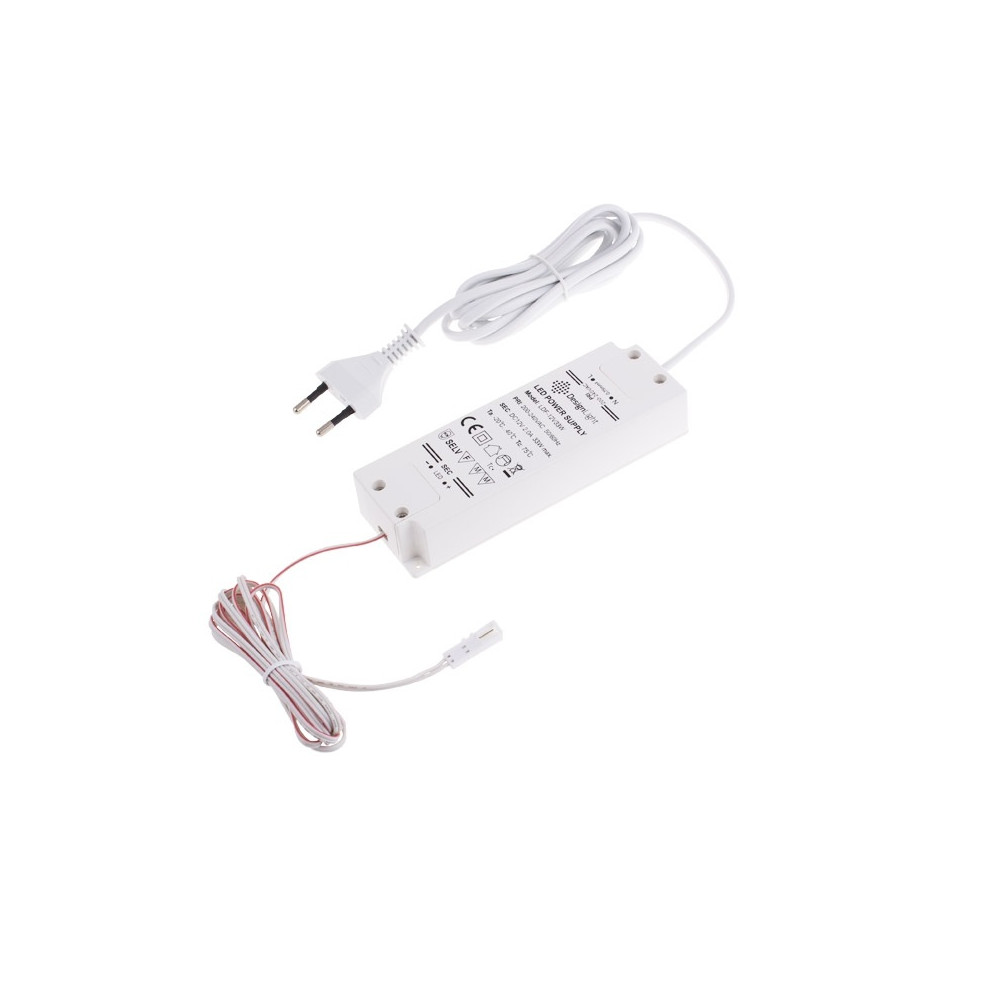 Impulsinis maitinimo šaltinis LED 12V 2.75A, 33W, su kištuku ir L813 jungčių skirstytuvu