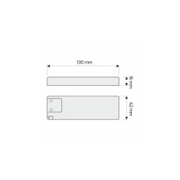 Impulsinis maitinimo šaltinis LED 12V 1.25A, 15W, su L813 jungtimis, Designlight