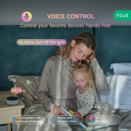 Išmanioji Wi-Fi rozetė A7, 3680W, su energijos matavimo funkcija, TUYA / Smart Life, NOUS