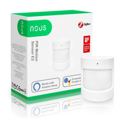 Išmanusis PIR judesio jutiklis E2, ZigBee, TUYA / Smart Life, NOUS