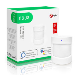 Išmanusis PIR judesio jutiklis E2, ZigBee, TUYA / Smart Life, NOUS