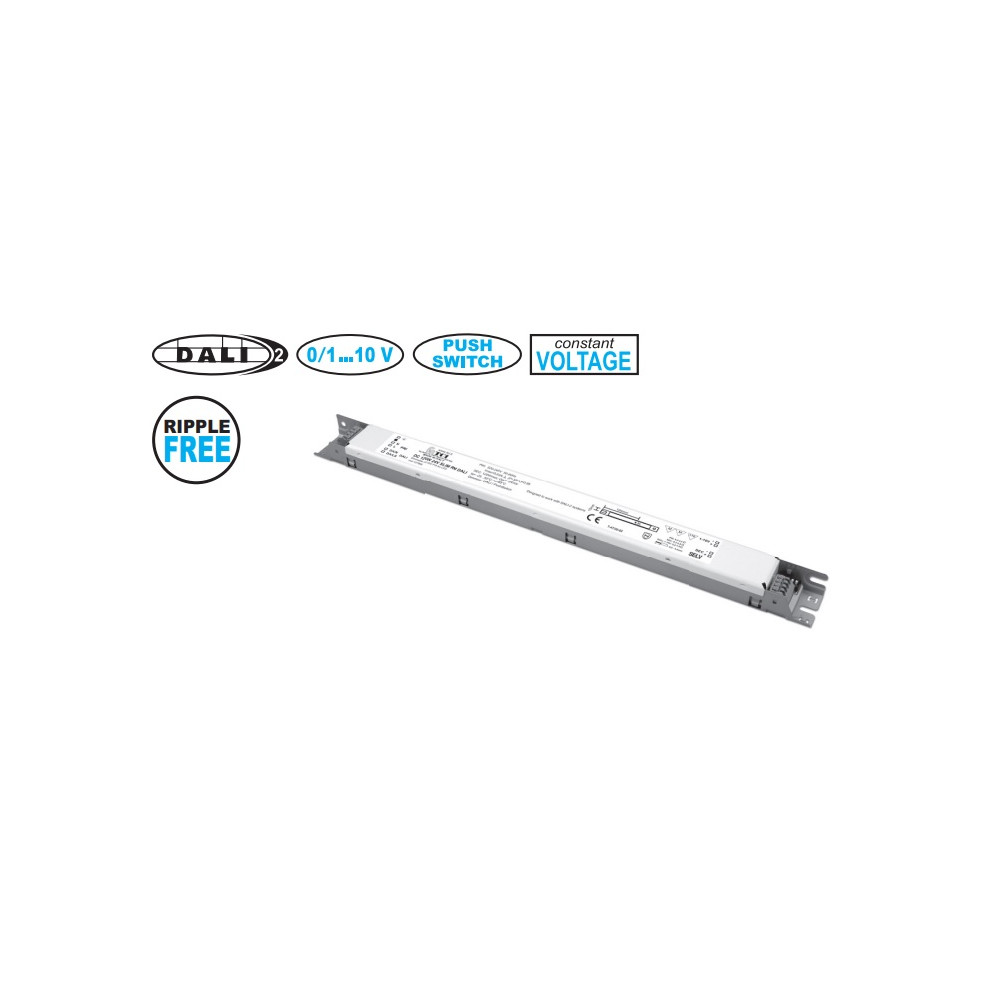 120W impulsinis LED šaltinis 24V 5A, PUSH-DIM, DALI2, TCI