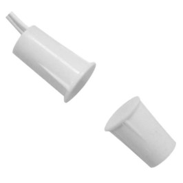 Magnetinis kontaktas įleidžiamas Mini, NC, Ø9x20mm, baltas