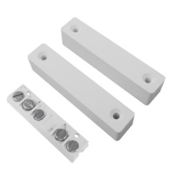 Magnetinis kontaktas išorinis, NC, 65x14x13mm, iki 20mm, baltas