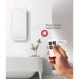 Išmanusis ZigBee 2 MQTT, TUYA nuotolinio valdymo pultelis apsaugos sistemai, WOOX
