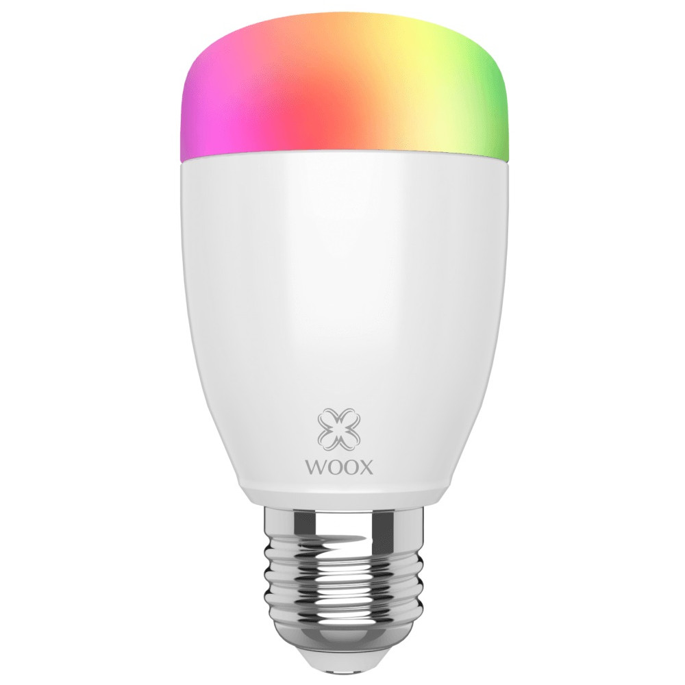 Lemputė LED E27, 230V, 6W, 500lm, 2700K - 6500K, CCT, RGB, išmanioji Wi-Fi, valdoma programėle, TUYA, WOOX
