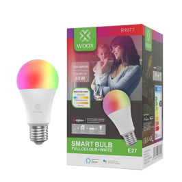 Lemputė LED E27, 230V, 10W, 806lm, 2700K - 6500K, CCT, RGB, išmanioji Zigbee 2 MQTT, TUYA