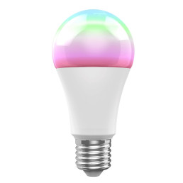 Lemputė LED E27, 230V, 10W, 806lm, 2700K - 6500K, CCT, RGB, išmanioji Zigbee 2 MQTT, TUYA