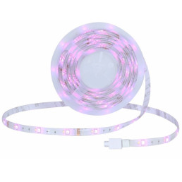 LED juostos komplektas su Wi-Fi valdikliu ir maitinimo šaltiniu, RGB+WW, 5m, 24W, 1000lm, TUYA / Smart Life, WOOX