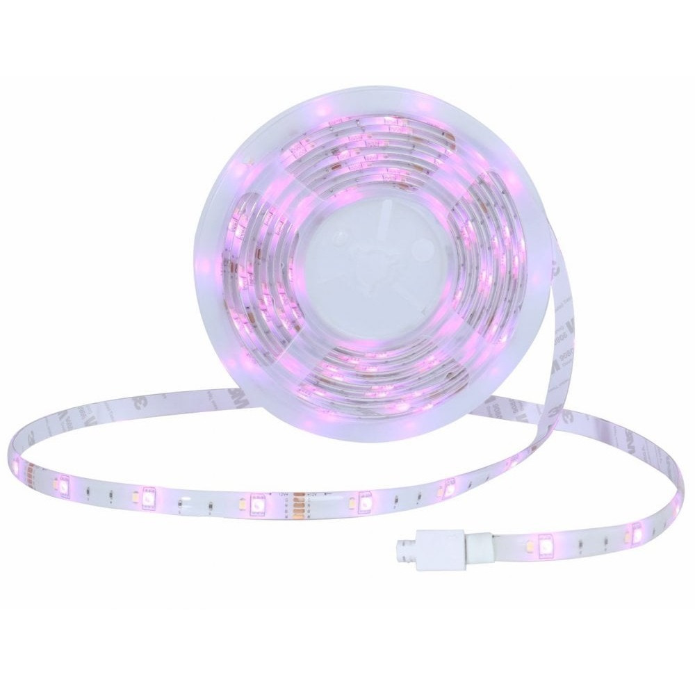 LED juostos komplektas su Wi-Fi valdikliu ir maitinimo šaltiniu, RGB+WW, 5m, 24W, 1000lm, TUYA / Smart Life, WOOX