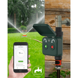 Išmanusis laistymo sistemos valdiklis, ZigBee 2 MQTT, TUYA