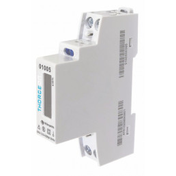 Elektros energijos matuoklis, vienos fazės, DIN, 50A, sertifikuotas MID, THORGEON