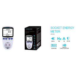 Elektros energijos matuoklis 230Vac, 16A, THORGEON