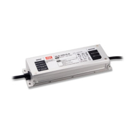 312W pastovios galios LED šaltinis 12V 18A, 24V 13A, reguliuojamas, IP67, MEAN WELL