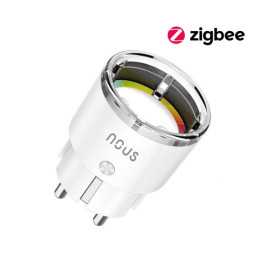 Išmanioji ZigBee rozetė A1, 3450W 15A, su energijos matavimu, TUYA / Smart Life, NOUS