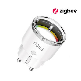 Išmanioji ZigBee rozetė A1, 3450W 15A, su energijos matavimu, TUYA / Smart Life, NOUS