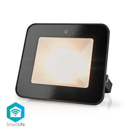 Išmanusis LED lauko šviestuvas 230V AC, 20W, 1600lm, RGB+CCT 2700 - 6500K, IP65, valdomas WiFi, Nedis Smart Life