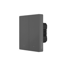 Išmanusis Wi-Fi sieninis jungiklis M5-2C-80, 100-240V AC, 2x5A, SONOFF