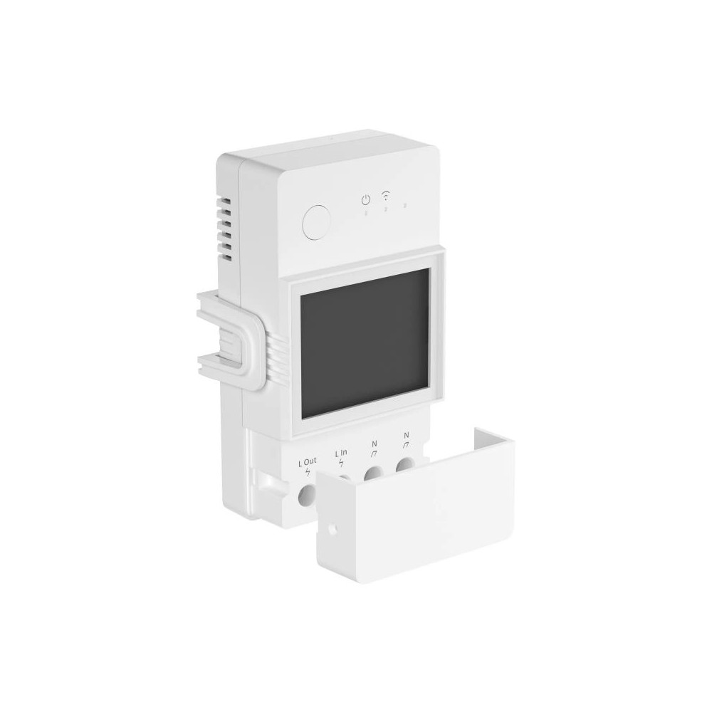 Išmanusis Wi-Fi energijos matuoklis su ribojimo galimybe POWR320D, 230V AC, 20A, DIN, POW Elite, SONOFF