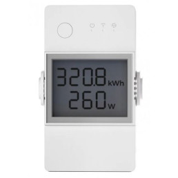 Išmanusis Wi-Fi energijos matuoklis su ribojimo galimybe POWR320D, 230V AC, 20A, DIN, POW Elite, SONOFF