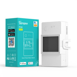 Išmanusis Wi-Fi energijos matuoklis su ribojimo galimybe POWR320D, 230V AC, 20A, DIN, POW Elite, SONOFF