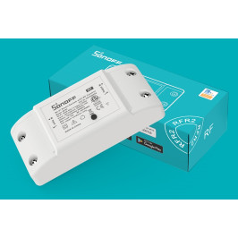 Išmanusis jungiklis, 230VAC, 2200W, RFR2, 1-kanalo, valdomas Wi-Fi ir RF, Sonoff