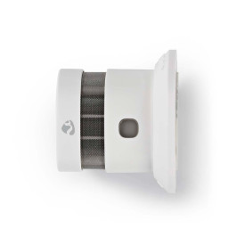 Išmanusis ZigBee TUYA dūmų jutiklis su sirena 85dB, CR123A, baltas