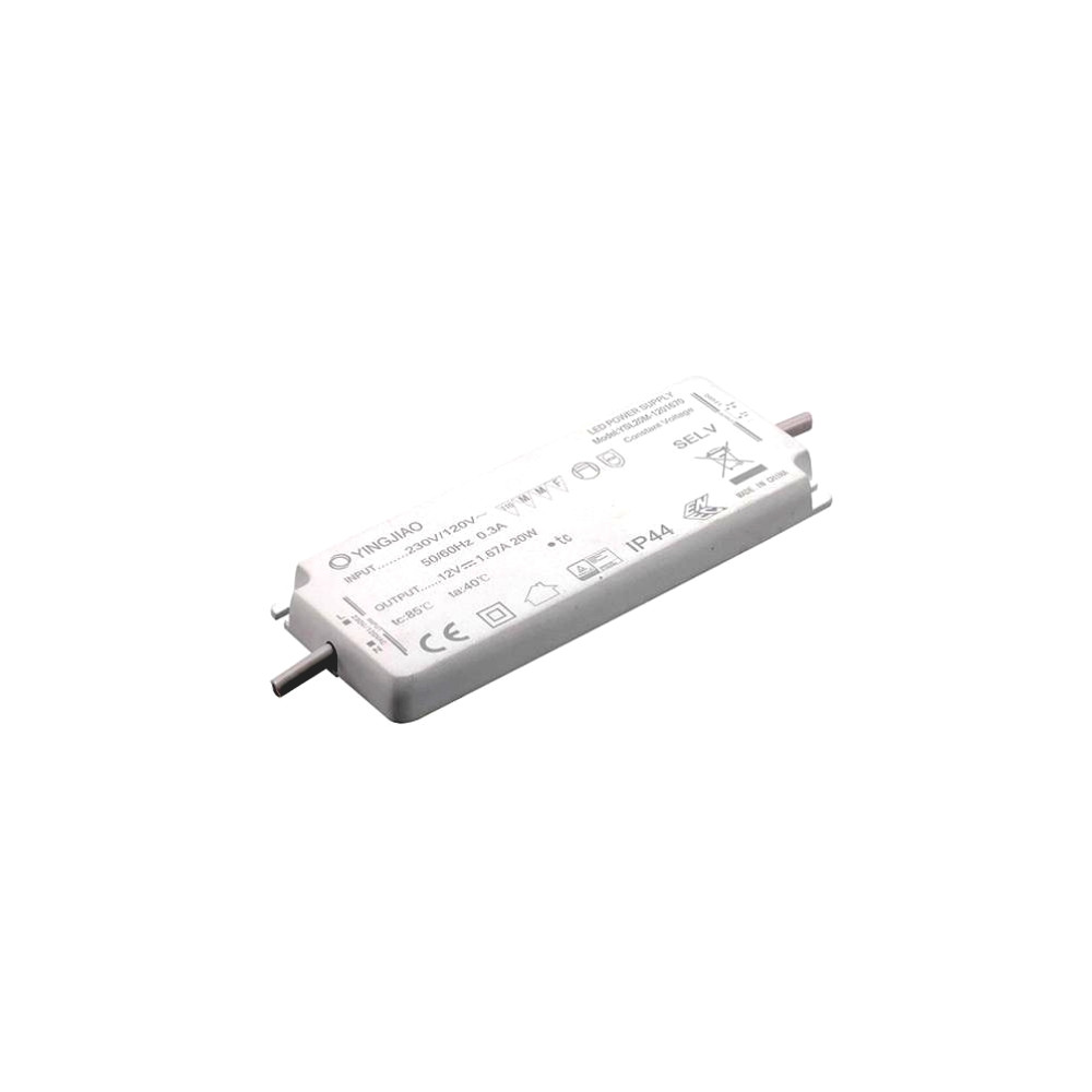 50W impulsinis LED maitinimo šaltinis 24V 2.08A, 18x51x158mm, IP44
