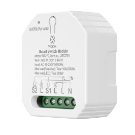 Išmanusis Wi-Fi jungiklis, 2 kanalų, 230V 2300W max., TUYA, WOOX